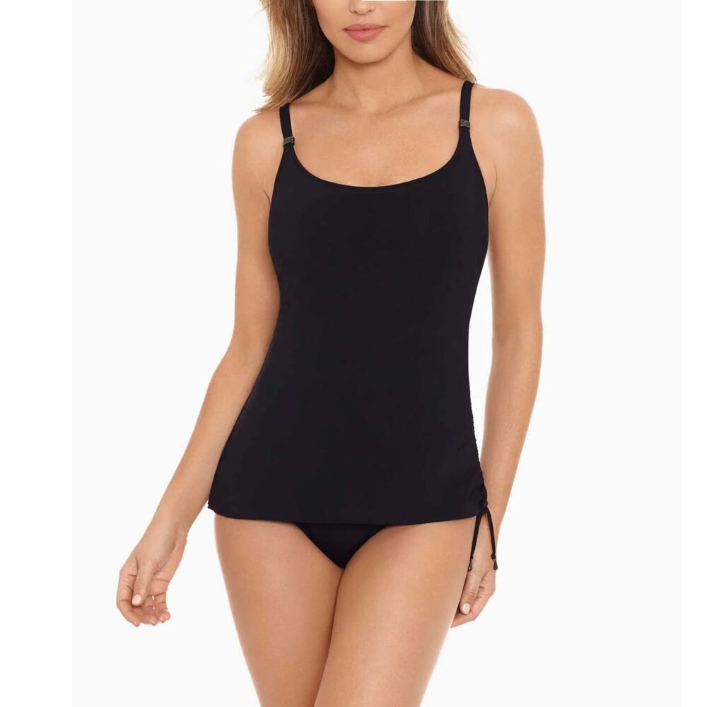 NWT Amoressa By Miraclesuit Women's Oil Slick Doheny Swim One Piece Swimsuit